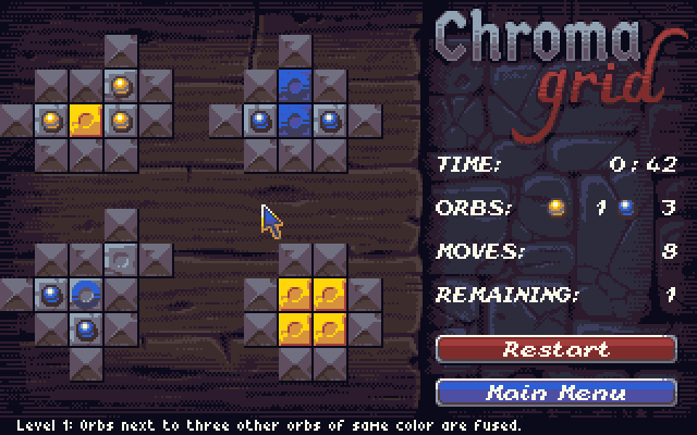 Chroma Grid atari screenshot